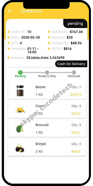 Hungry Grocery customer and delivery boy app screenshot 16 thumbnail