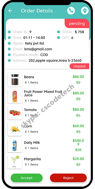 Hungry Grocery customer and delivery boy app screenshot 25 thumbnail