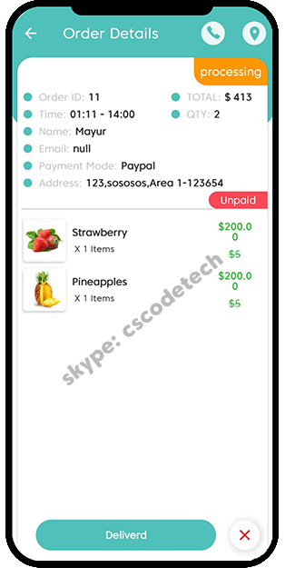 Hungry Grocery customer and delivery boy app screenshot 26 thumbnail