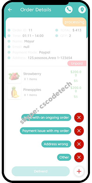 Hungry Grocery customer and delivery boy app screenshot 27 thumbnail