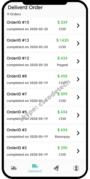 Hungry Grocery customer and delivery boy app screenshot 29 thumbnail