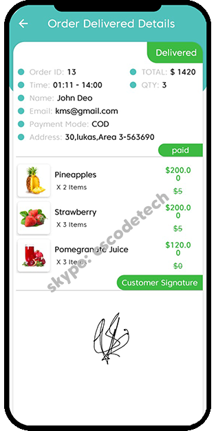 Hungry Grocery customer and delivery boy app screenshot 30 thumbnail