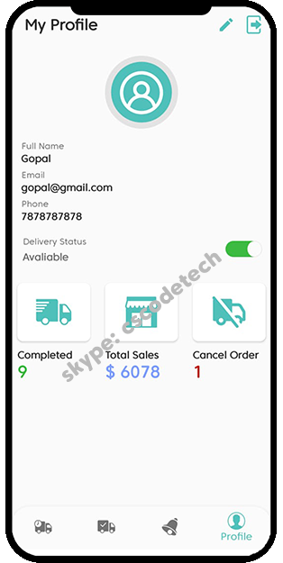 Hungry Grocery customer and delivery boy app screenshot 32 thumbnail