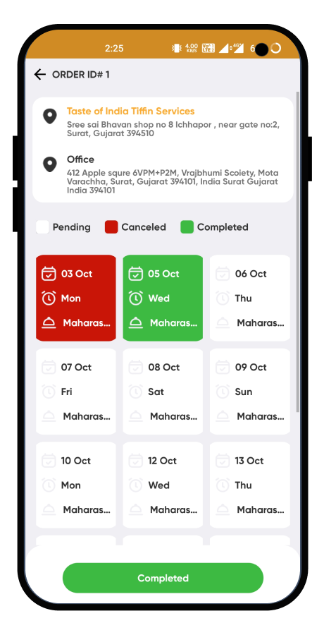 LunchBox food delivery rider app screenshot 9 thumbnail