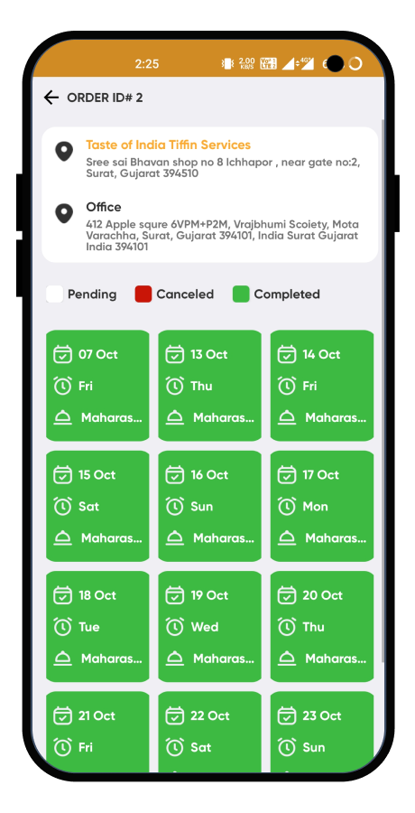 LunchBox food delivery rider app screenshot 10 thumbnail
