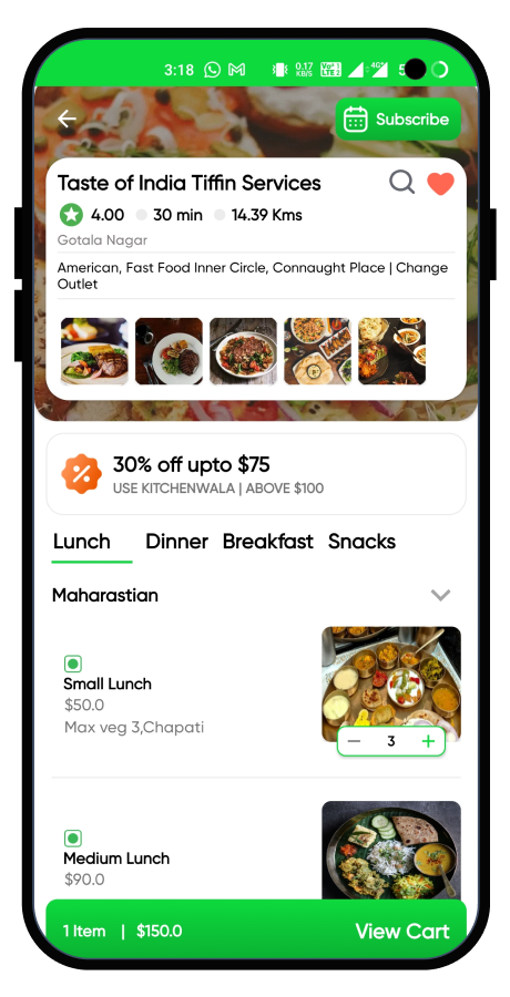 LunchBox meal subscription and food delivery app screenshot 12 thumbnail