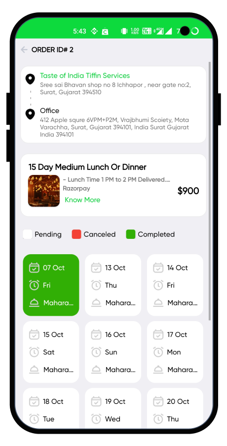 LunchBox meal subscription and food delivery app screenshot 23 thumbnail