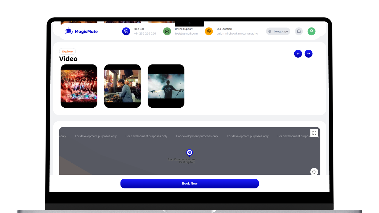 MagicMate - Multivendor Event Ticket Booking Management System Complete Website (Add-on) Screenshot 7 thumbnail