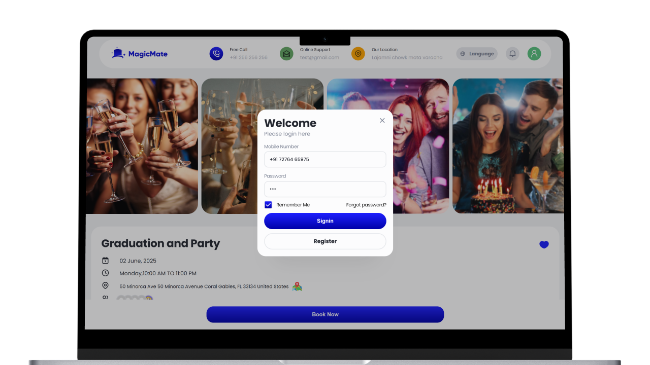 MagicMate - Multivendor Event Ticket Booking Management System Complete Website (Add-on) Screenshot 8 thumbnail