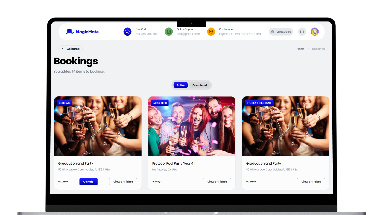 MagicMate - Multivendor Event Ticket Booking Management System Complete Website (Add-on) Screenshot 11 thumbnail