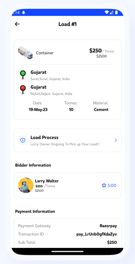 MoversPro - Truck Booking System - Transport & Logistics Solutions - Bidding Flutter Full Solution Screenshot 15 thumbnail