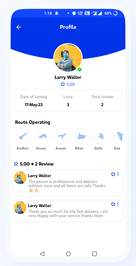 MoversPro - Truck Booking System - Transport & Logistics Solutions - Bidding Flutter Full Solution Screenshot 17 thumbnail