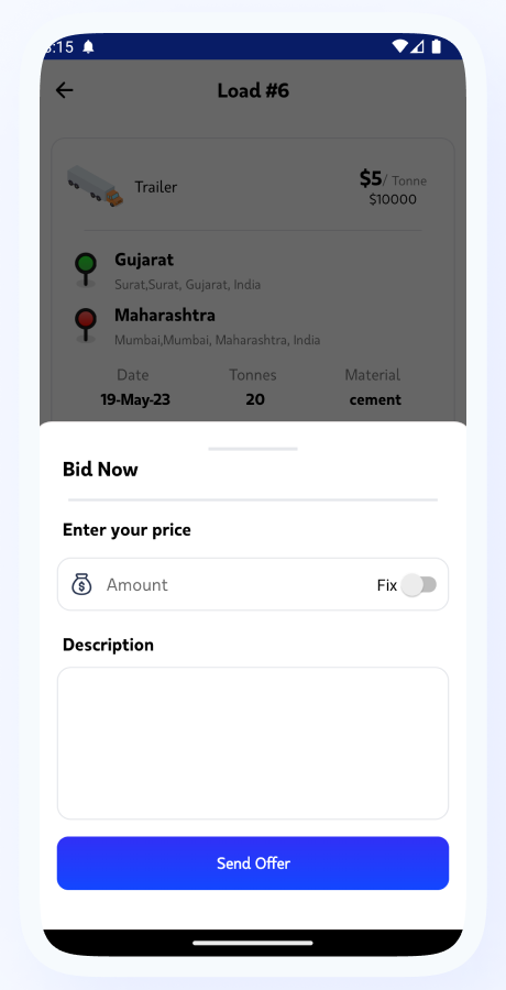 MoversPro - Truck Booking System - Transport & Logistics Solutions - Bidding Flutter Full Solution Screenshot 23 thumbnail