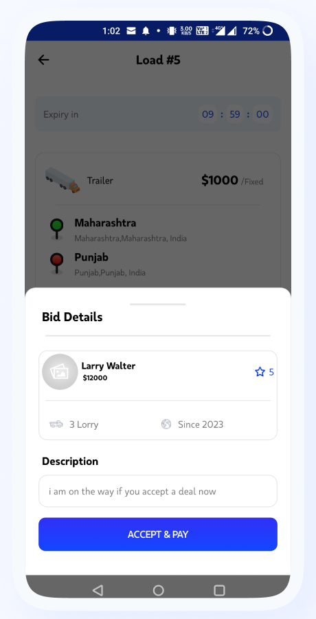 MoversPro - Truck Booking System - Transport & Logistics Solutions - Bidding Flutter Full Solution Screenshot 48 thumbnail