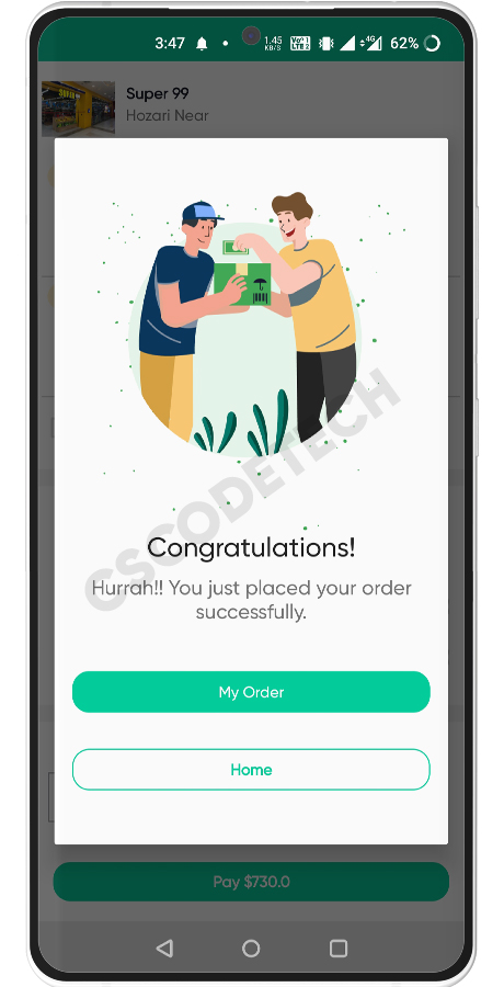 Multi Purpose - Food, Grocery, Fish-Meat, Pharmacy, Flower, Courier(Parcel) Delivery | 6 IN 1 Apps Screenshot 17 thumbnail