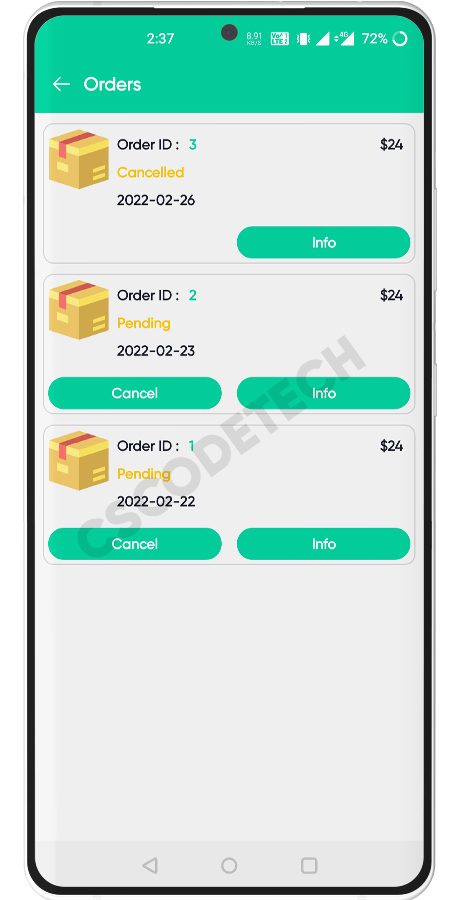 Multi Purpose - Food, Grocery, Fish-Meat, Pharmacy, Flower, Courier(Parcel) Delivery | 6 IN 1 Apps Screenshot 20 thumbnail