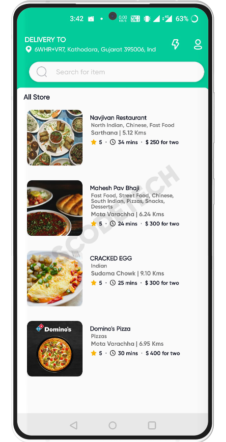 Multi Purpose - Food, Grocery, Fish-Meat, Pharmacy, Flower, Courier(Parcel) Delivery | iOS Apps Screenshot 3 thumbnail