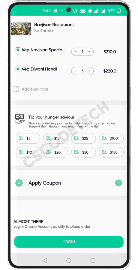 Multi Purpose - Food, Grocery, Fish-Meat, Pharmacy, Flower, Courier(Parcel) Delivery | iOS Apps Screenshot 7 thumbnail