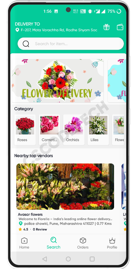 Multi Purpose - Food, Grocery, Fish-Meat, Pharmacy, Flower, Courier(Parcel) Delivery | iOS Apps Screenshot 12 thumbnail
