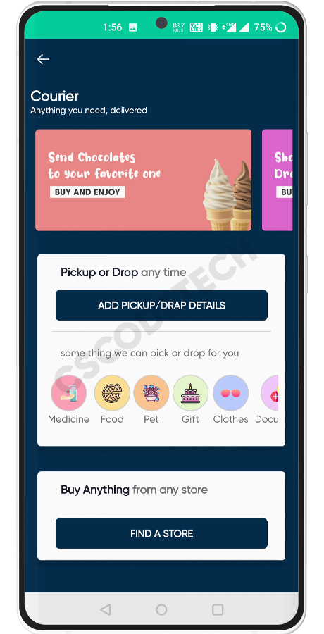 Multi Purpose - Food, Grocery, Fish-Meat, Pharmacy, Flower, Courier(Parcel) Delivery | iOS Apps Screenshot 13 thumbnail