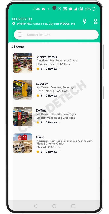 Multi Purpose - Food, Grocery, Fish-Meat, Pharmacy, Flower, Courier(Parcel) Delivery | iOS Apps Screenshot 14 thumbnail