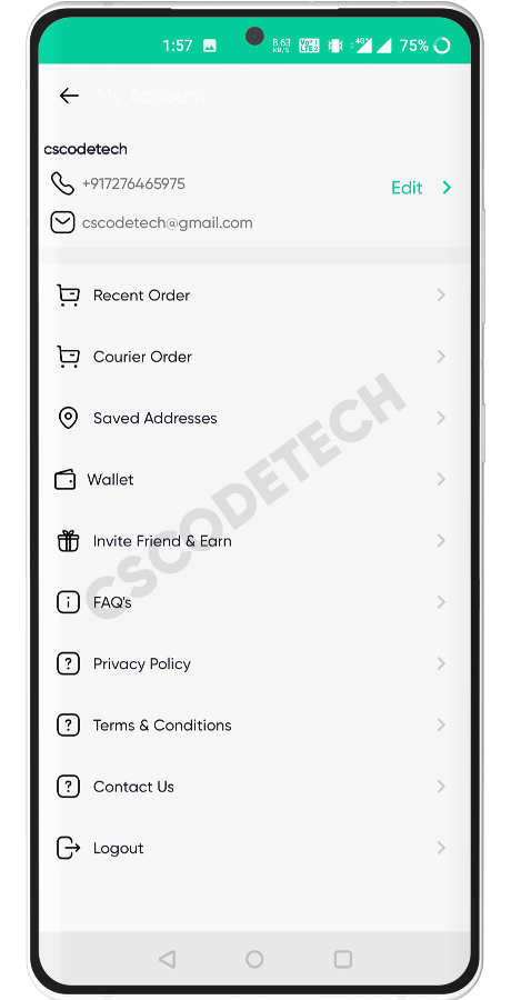 Multi Purpose - Food, Grocery, Fish-Meat, Pharmacy, Flower, Courier(Parcel) Delivery | iOS Apps Screenshot 21 thumbnail