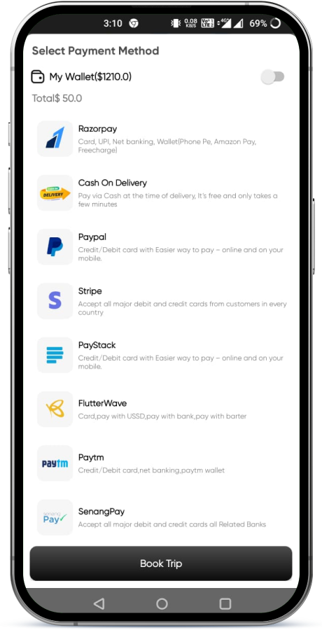 OGO ride hailing app screenshot 11 thumbnail