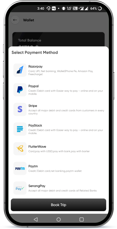 OGO ride hailing app screenshot 27 thumbnail