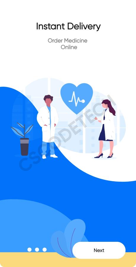 DrMedico pharmacy delivery app screenshot 1