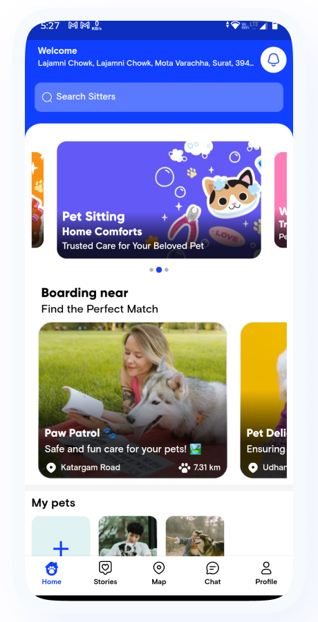 PetHomes - On-Demand Pet Services App - Pet Service providers - Pet Care Service - Flutter Solution Screenshot 8 thumbnail