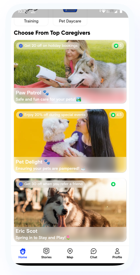 PetHomes - On-Demand Pet Services App - Pet Service providers - Pet Care Service - Flutter Solution Screenshot 10 thumbnail