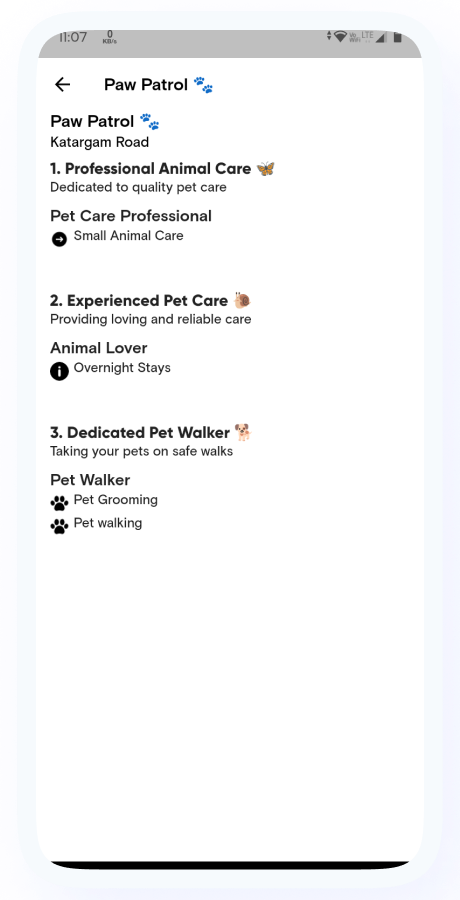 PetHomes - On-Demand Pet Services App - Pet Service providers - Pet Care Service - Flutter Solution Screenshot 16 thumbnail