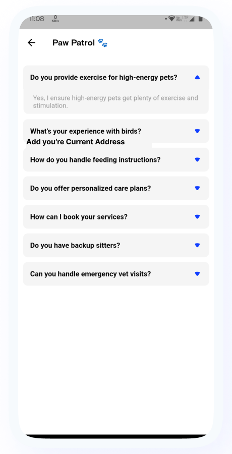 PetHomes - On-Demand Pet Services App - Pet Service providers - Pet Care Service - Flutter Solution Screenshot 21 thumbnail
