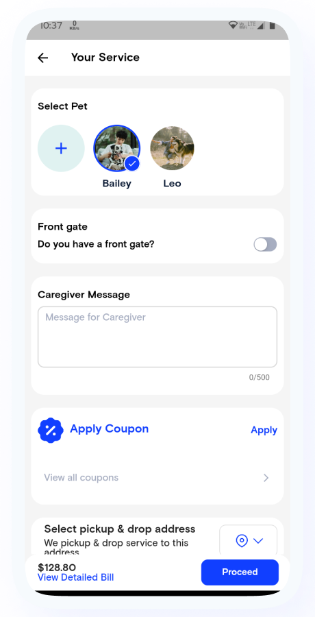 PetHomes - On-Demand Pet Services App - Pet Service providers - Pet Care Service - Flutter Solution Screenshot 24 thumbnail