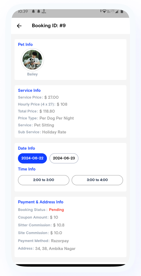 PetHomes - On-Demand Pet Services App - Pet Service providers - Pet Care Service - Flutter Solution Screenshot 35 thumbnail