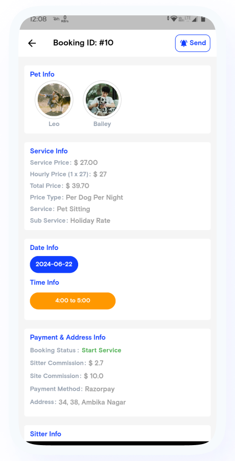 PetHomes - On-Demand Pet Services App - Pet Service providers - Pet Care Service - Flutter Solution Screenshot 37 thumbnail
