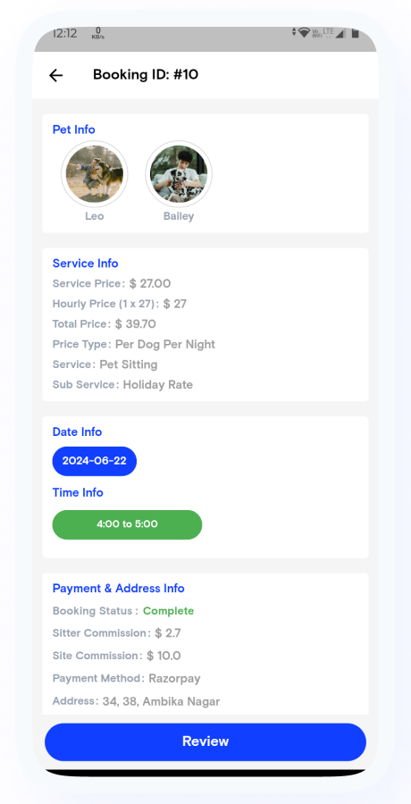 PetHomes - On-Demand Pet Services App - Pet Service providers - Pet Care Service - Flutter Solution Screenshot 39 thumbnail
