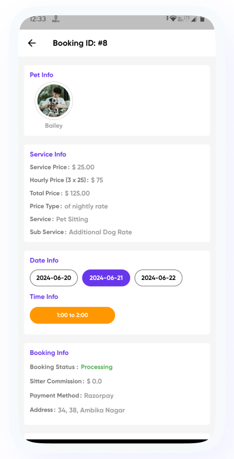 PetHomes - On-Demand Pet Services App - Pet Service providers - Pet Care Service - Flutter Solution Screenshot 57 thumbnail