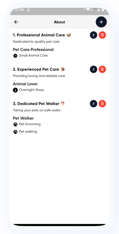 PetHomes - On-Demand Pet Services App - Pet Service providers - Pet Care Service - Flutter Solution Screenshot 75 thumbnail