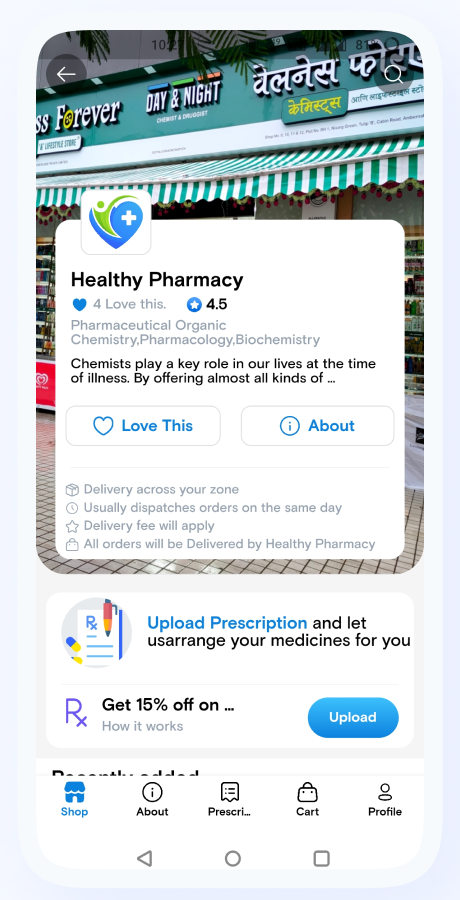 PharmaFast online medicine delivery app screenshot 14 thumbnail