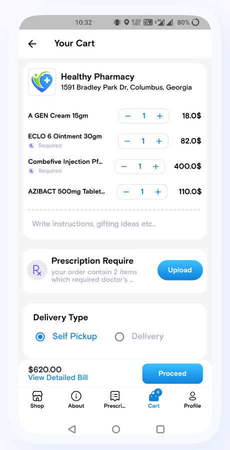 PharmaFast online medicine delivery app screenshot 23 thumbnail