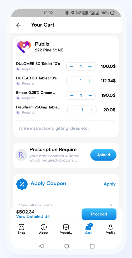 PharmaFast online medicine delivery app screenshot 24 thumbnail