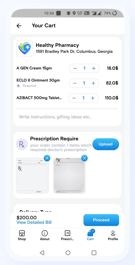 PharmaFast online medicine delivery app screenshot 25 thumbnail