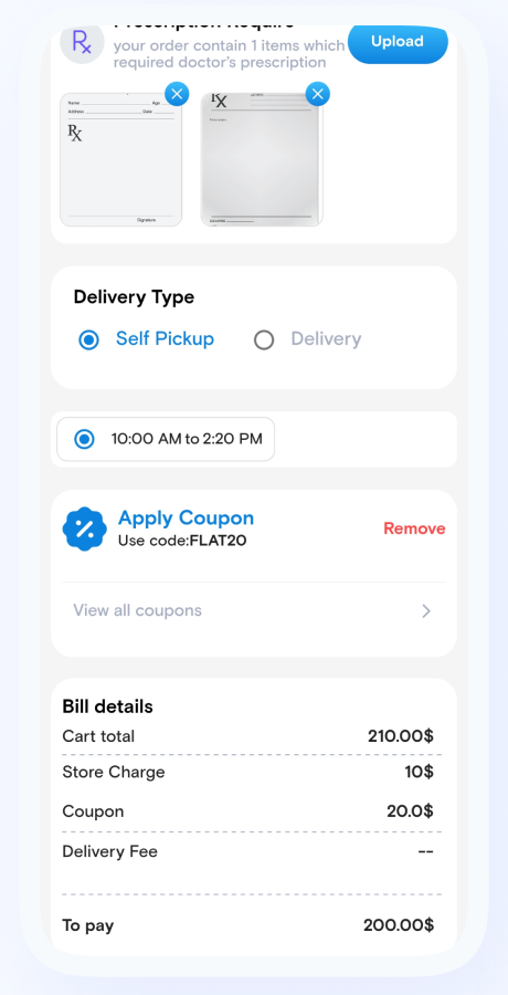 PharmaFast online medicine delivery app screenshot 26 thumbnail