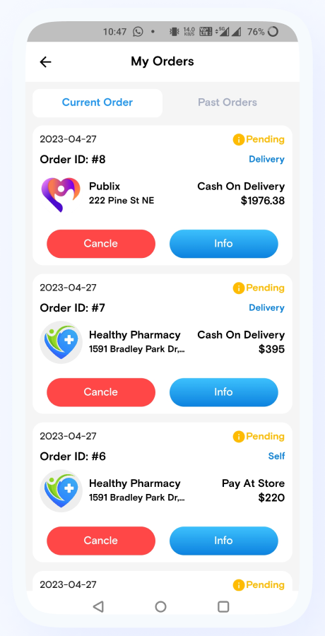PharmaFast online medicine delivery app screenshot 43 thumbnail