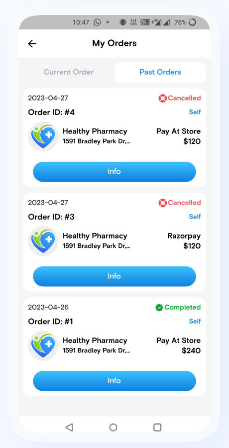 PharmaFast online medicine delivery app screenshot 44 thumbnail