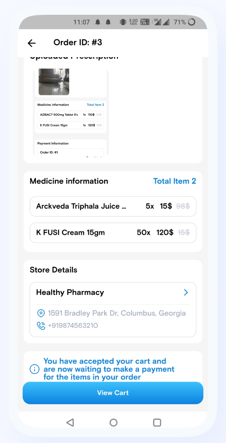 PharmaFast online medicine delivery app screenshot 49 thumbnail