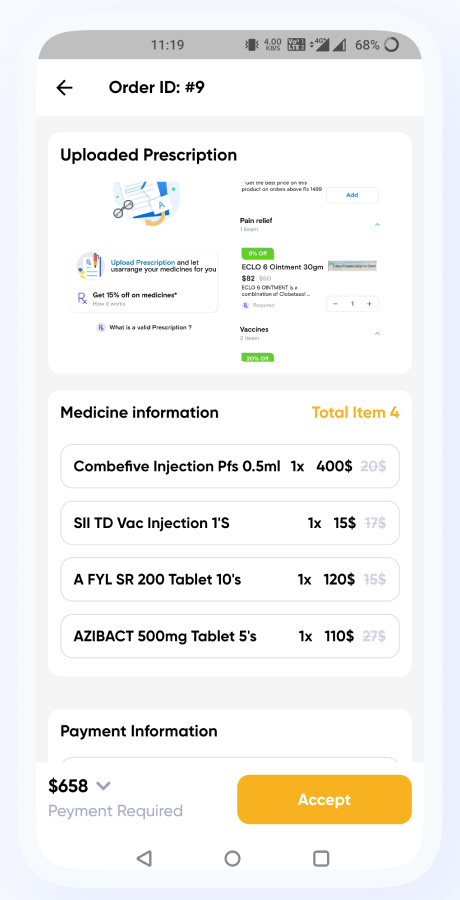 PharmaFast online medicine delivery app screenshot 99 thumbnail