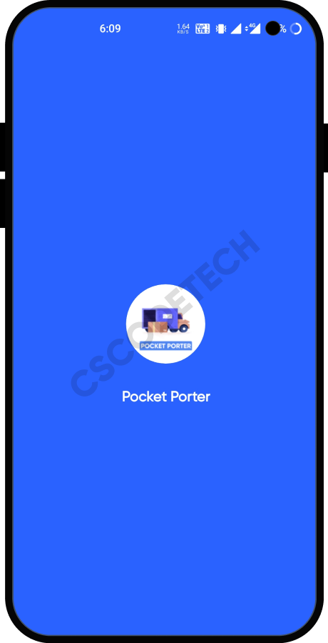 PoketPorter: Transport Goods, Parcel, Packers Movers, Logistics & Courier Delivery App Full Solution Screenshot 1