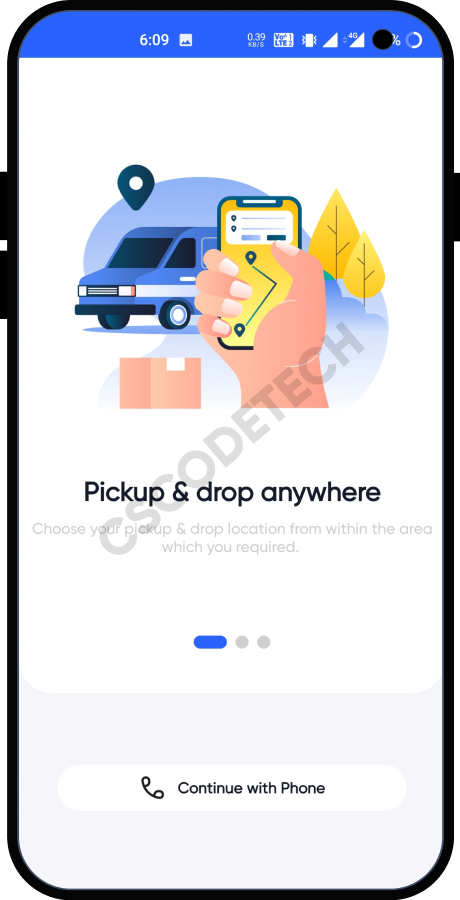 PoketPorter: Transport Goods, Parcel, Packers Movers, Logistics & Courier Delivery App Full Solution Screenshot 2 thumbnail